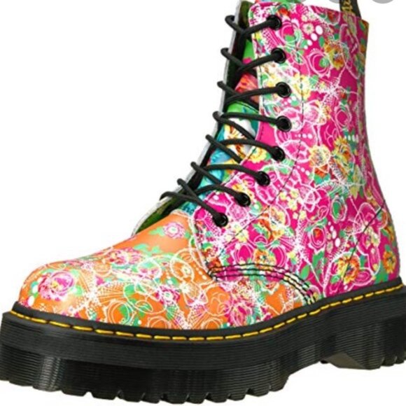 Rare Jadon Daze Doc Marten Platform Boots size 8 - Picture 2 of 7